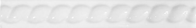 Бордюры CAS Cordon Blanco, цвет белый, поверхность глянцевая, прямоугольник, 30x200