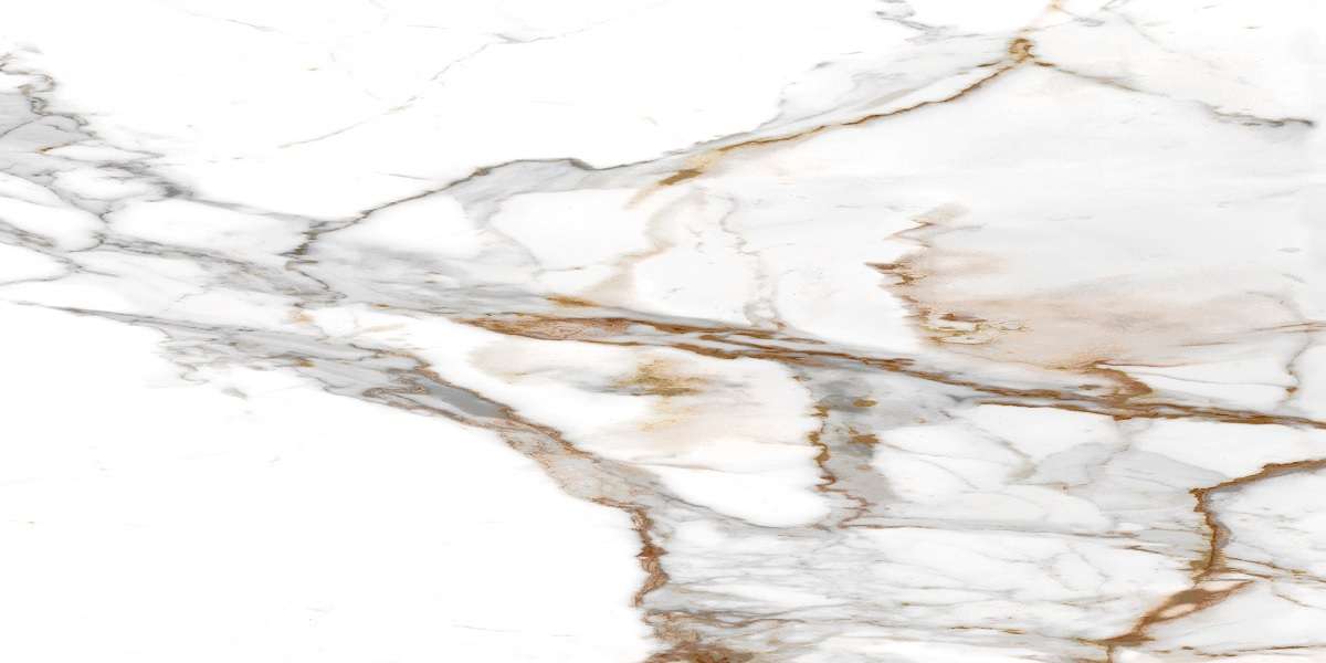Керамогранит Navarti Aeris Gold, цвет белый коричневый, поверхность полированная, прямоугольник, 750x1500