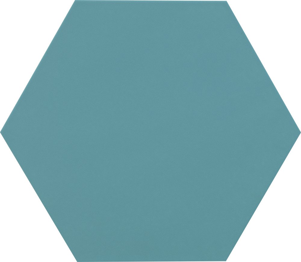 Керамогранит Tagina Details Hex Field Sky 9EF2QESF, цвет синий, поверхность матовая, прямоугольник, 390x338