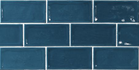 Керамическая плитка El Barco Glamour Bondi, цвет зелёный, поверхность глянцевая, кабанчик, 75x150