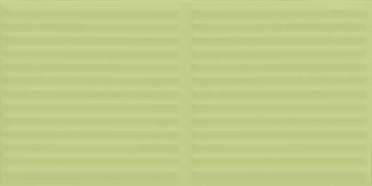 Керамическая плитка Imola ICONA1 1020VO, цвет зелёный, поверхность глянцевая структурированная, кабанчик, 100x200