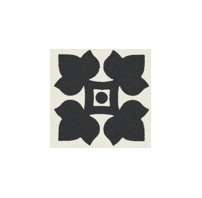 Вставки Grazia Old England Tozz Ed York OEED5, цвет чёрно-белый, поверхность матовая, квадрат, 40x40