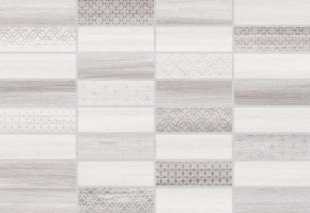 Декоративные элементы Керамин Нидвуд 1 Декор Серый Микс, цвет серый, поверхность матовая, прямоугольник, 275x400
