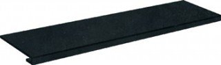 Ступени Imola Micron 2.0 G120N, цвет чёрный тёмный, поверхность матовая, прямоугольник с капиносом, 325x1200