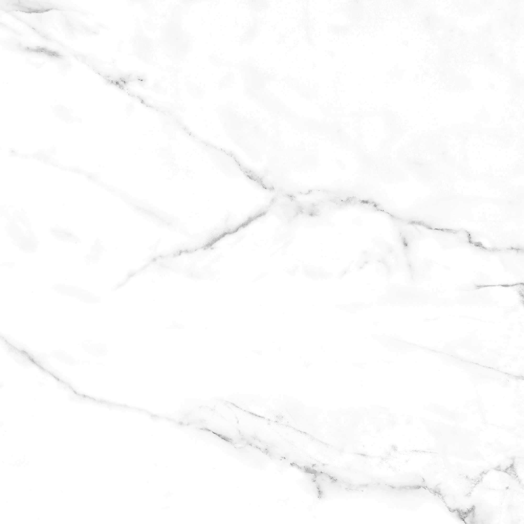 Керамогранит Керамин Хокку 7 Белая, цвет белый, поверхность матовая, квадрат, 400x400