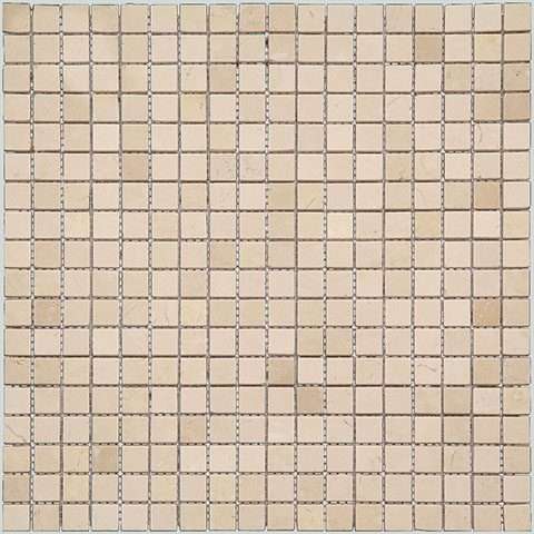 Мозаика Natural Mosaic I-Тilе (1,5X1,5) 4M021-15P, цвет бежевый, поверхность полированная, квадрат, 298x298