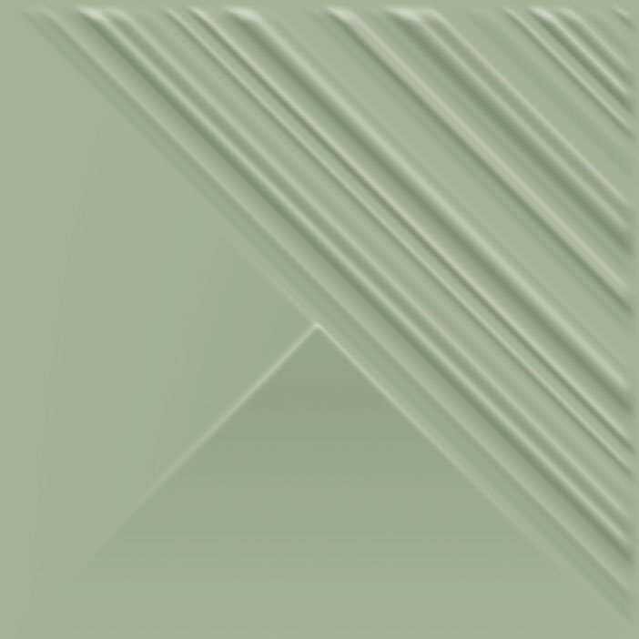 Керамическая плитка Paradyz Feelings Green Sciana Struktura Polysk, цвет зелёный, поверхность полированная, квадрат, 198x198