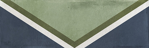 Декоративные элементы La Fabbrica Small Trend Rhombus Navy 180220, цвет разноцветный, поверхность матовая, прямоугольник, 65x200
