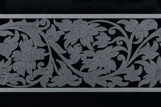 Бордюры Petracers Gran Gala Listello Mary Nero, цвет чёрный, поверхность глянцевая, прямоугольник, 210x315