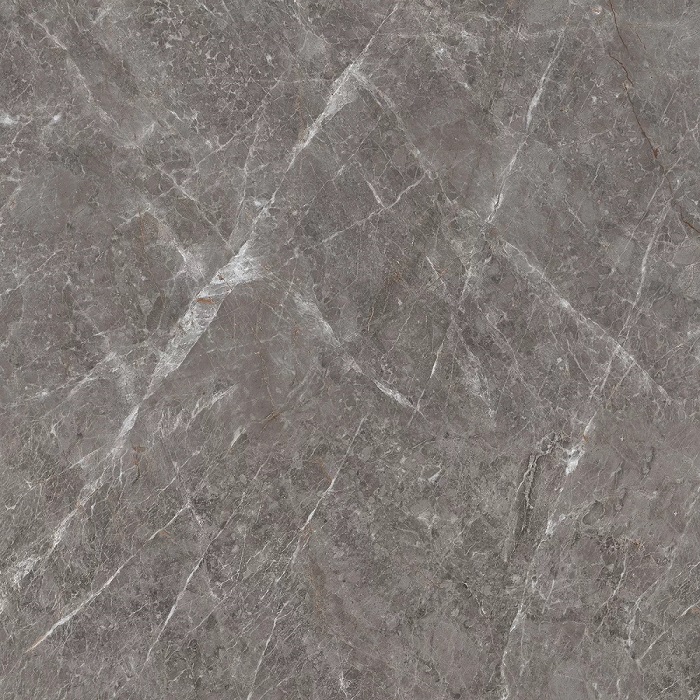 Широкоформатный керамогранит Staro Slab Tundra Gris Luminous, цвет серый, поверхность полированная, квадрат, 1200x1200