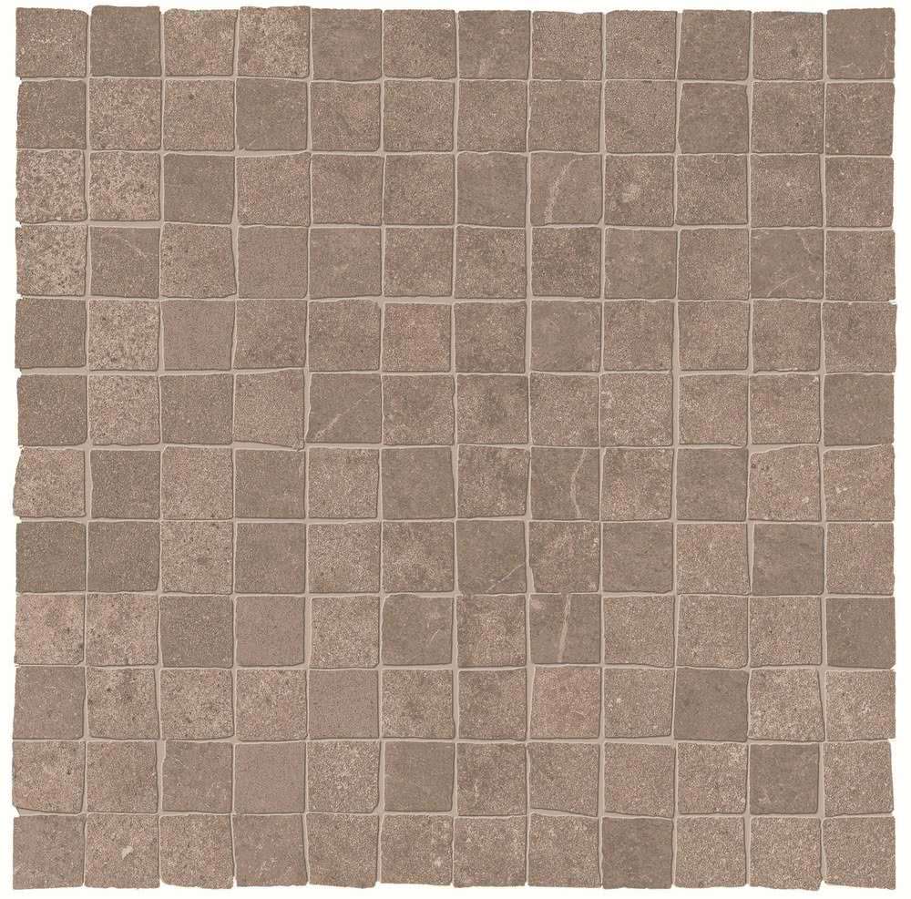 Мозаика ABK Unika Mos.Opus Mini Bronz UKR09302, цвет коричневый, поверхность матовая, квадрат, 300x300