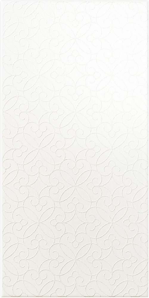 Декоративные элементы Love Tiles Acqua Nube Bianco, цвет белый, поверхность глянцевая, прямоугольник, 225x450