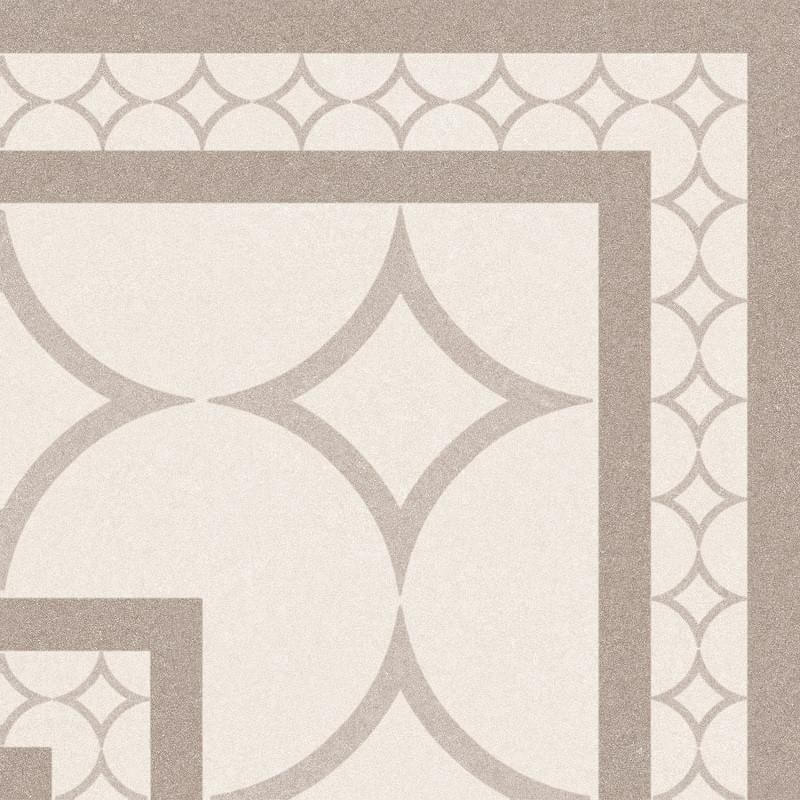 Бордюры Azulejos El Mijares Brescia beige esquina, цвет бежевый, поверхность матовая, квадрат, 225x225