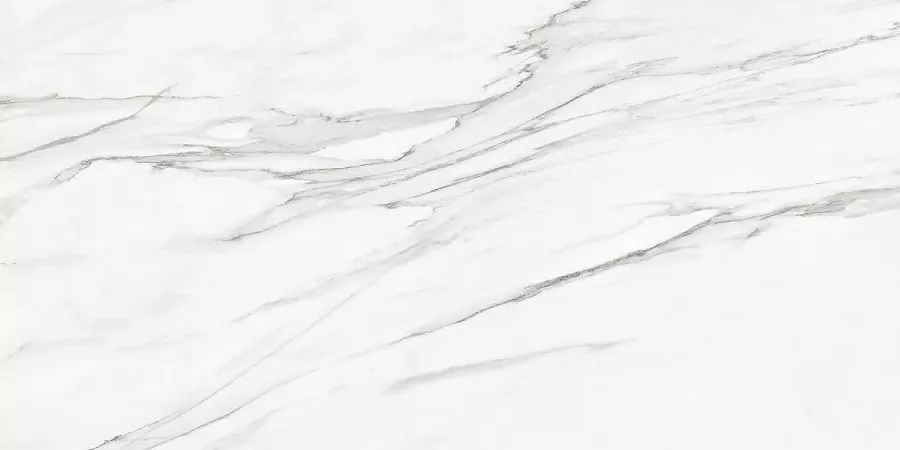 Керамогранит Prime Ceramics Callacata Silver, цвет белый серый, поверхность матовая, прямоугольник, 600x1200