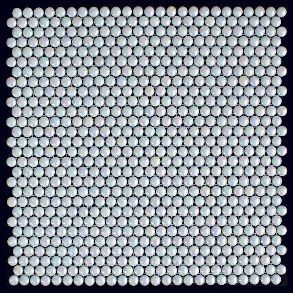 Мозаика Natural Mosaic Flex Pearl WH-001 (HY-01), цвет серый, поверхность глянцевая, прямоугольник, 315x325