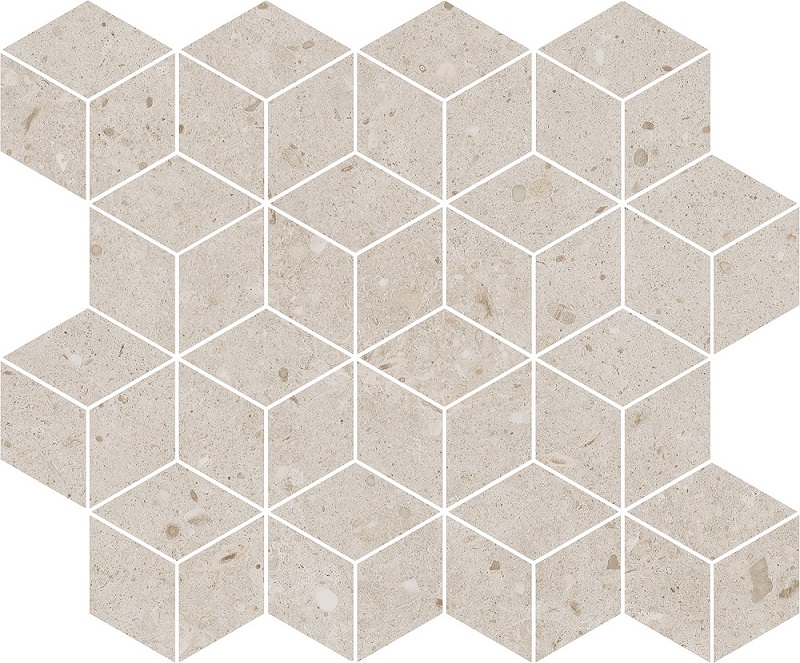 Мозаика Kerama Marazzi Риккарди декор мозаичный бежевый матовый T017\14054, цвет бежевый, поверхность матовая, прямоугольник, 375x400