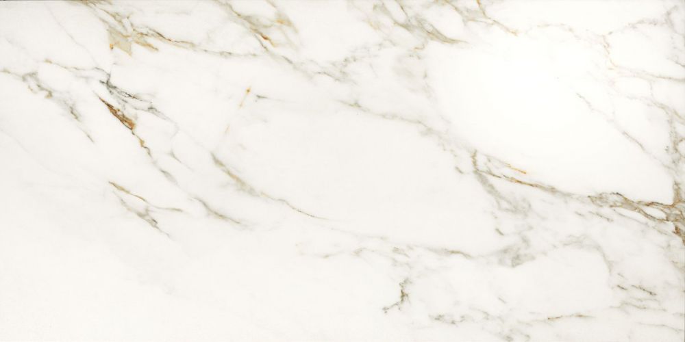 Керамогранит Impronta Marble Experience Calacatta Gold Lappato/Satin MB02BAI, цвет белый, поверхность лаппатированная, сатинированная, прямоугольник, 600x1200