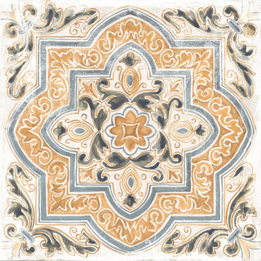 Декоративные элементы Tuscania Arabisch Dekore 20FR.AR, цвет разноцветный, поверхность матовая, квадрат, 200x200