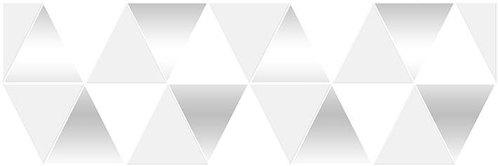 Декоративные элементы Laparet Sigma perla белый 17-03-00-463-0, цвет белый серый, поверхность глянцевая, прямоугольник, 200x600