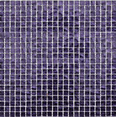 Мозаика Art & Natura Murano Specchio 20 10mm, цвет фиолетовый, поверхность глянцевая, квадрат, 300x300