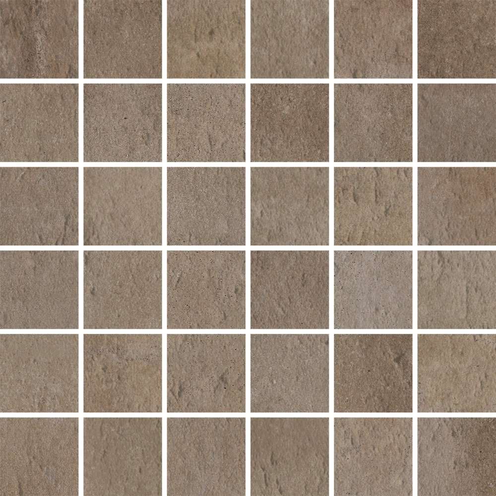 Мозаика Cerdomus Verve Mosaico 4,7x4,7 Brown 62112, цвет коричневый, поверхность матовая, квадрат, 300x300