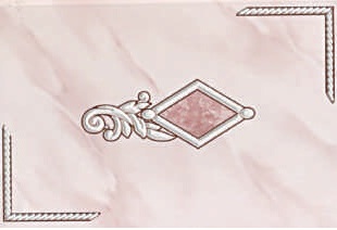 Декоративные элементы Piastrella Марго Розовый Декор Иней-М, цвет розовый, поверхность глянцевая, прямоугольник, 200x300