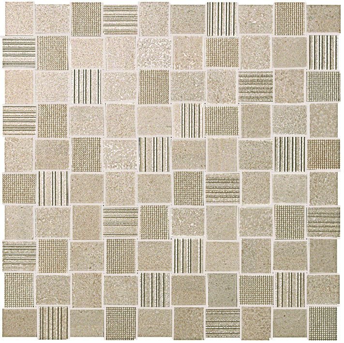 Мозаика Fap Desert Check Warm Mosaico FKIJ, цвет бежевый, поверхность матовая, квадрат, 305x305