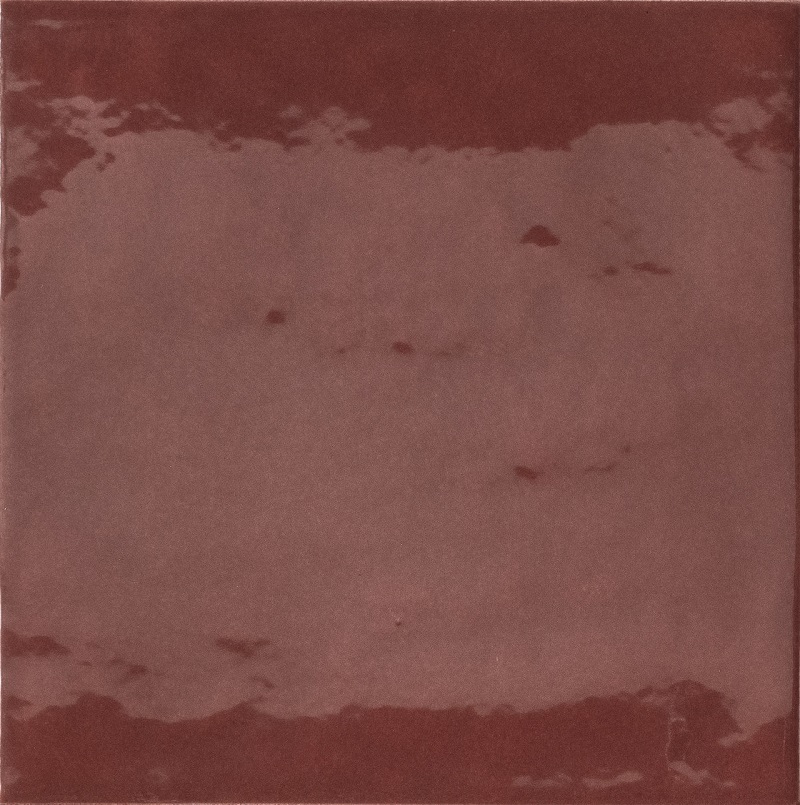 Керамическая плитка Iris Bottega D’Arte Mattone Lucido 511027, цвет красный, поверхность глянцевая, квадрат, 150x150