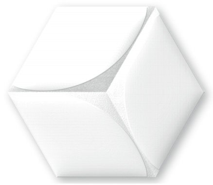 Керамическая плитка Heralgi Hudson White, цвет белый, поверхность глянцевая, прямоугольник, 173x200