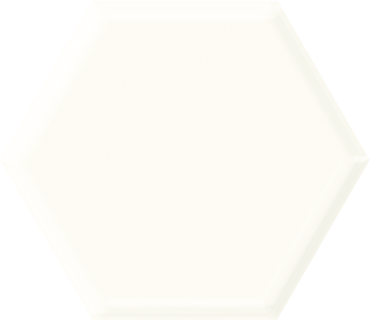 Керамическая плитка Paradyz Ideal Uniwersalny Heksagon White Struktura, цвет белый, поверхность матовая, шестиугольник, 171x198