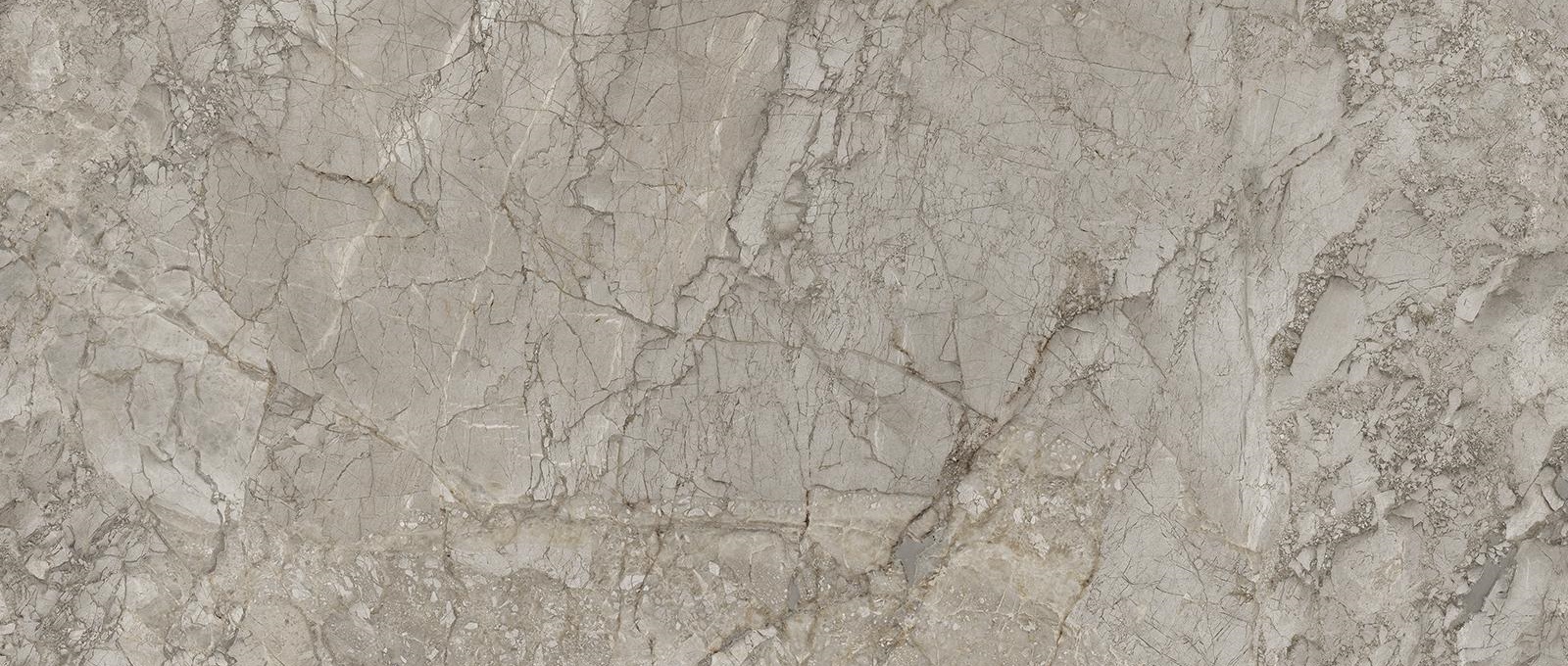 Широкоформатный керамогранит Emilceramica (Acif) Tele Di Marmo Breccia Braque Lap EJWP, цвет серый, поверхность лаппатированная, прямоугольник, 1200x2780