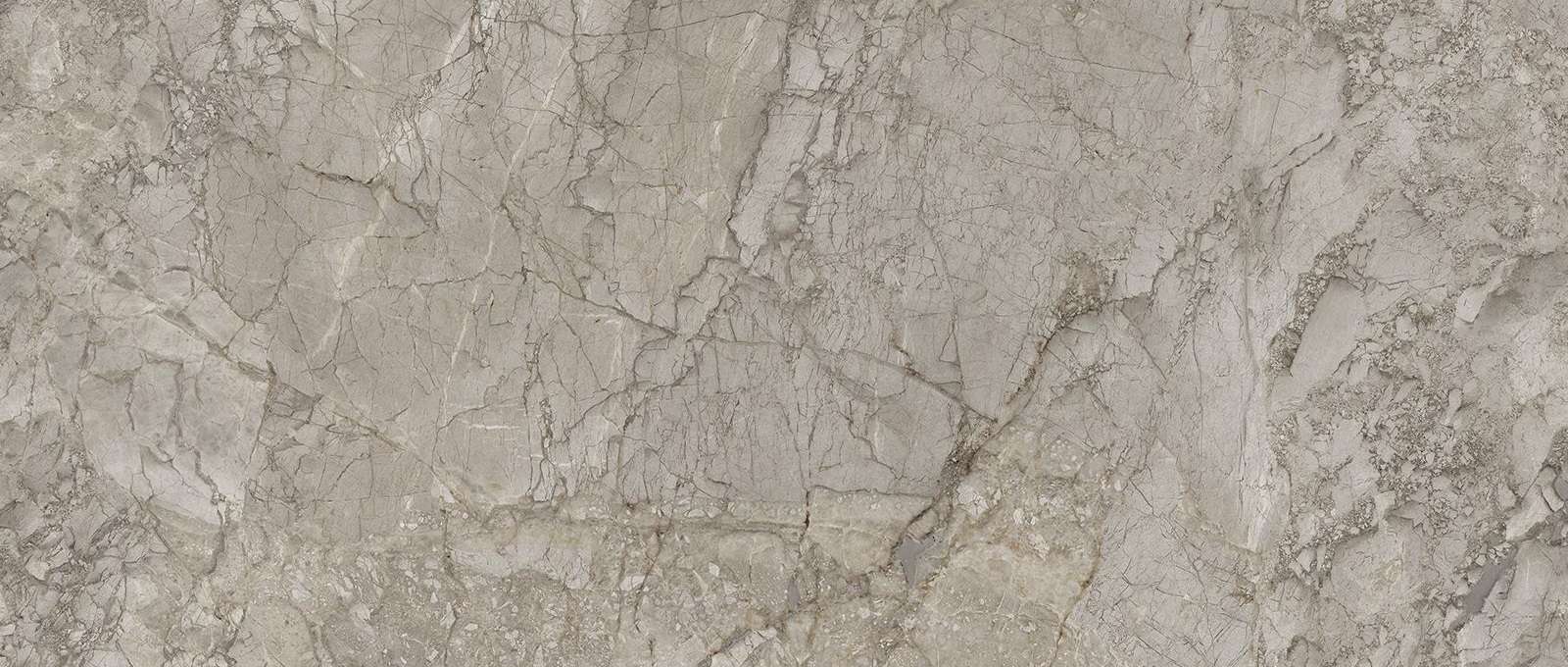 Широкоформатный керамогранит Emilceramica (Acif) Tele Di Marmo Breccia Braque Lap EJWP, цвет серый, поверхность лаппатированная, прямоугольник, 1200x2780