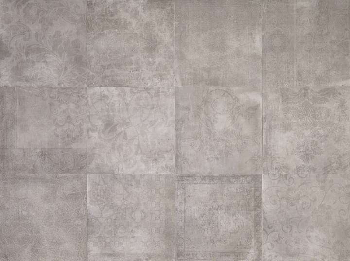 Декоративные элементы Fondovalle Portland Decorato Hood, цвет серый, поверхность матовая, квадрат, 600x600