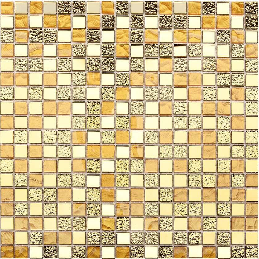 Мозаика Starmosaic Homework Gold JMG21501, цвет золотой, поверхность глянцевая, квадрат, 300x300