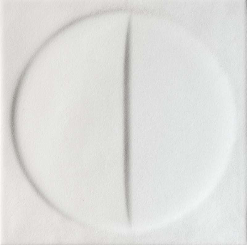 Керамическая плитка Iris Bottega D’Arte Motivi Bianco Matt 511011, цвет белый, поверхность матовая, квадрат, 150x150
