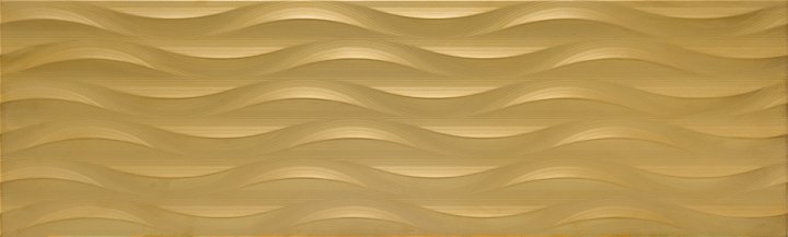 Декоративные элементы Aparici Glimpse Gold Wave, цвет жёлтый, поверхность матовая, прямоугольник, 298x996