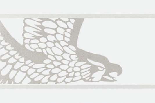 Бордюры Petracers Gran Gala Listello Falcone A Bianco, цвет белый, поверхность глянцевая, прямоугольник, 210x315