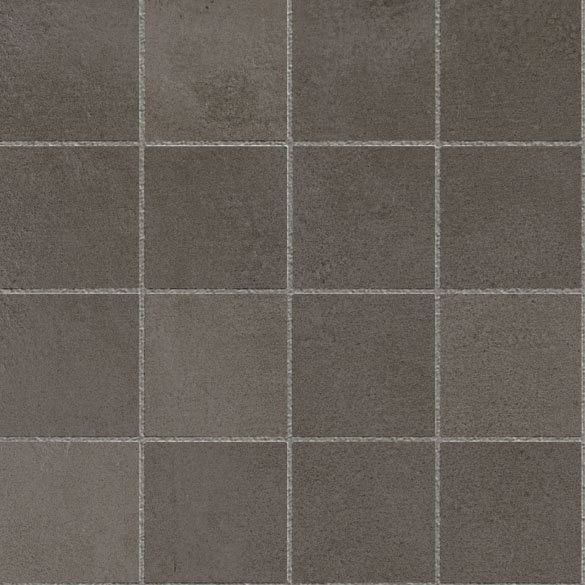 Мозаика Panaria Glance Mos 16 Coal PGZGC20, цвет серый, поверхность матовая, квадрат, 300x300