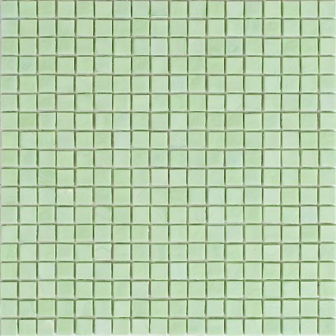 Мозаика Alma Mosaic Opaco N081, цвет зелёный, поверхность глянцевая, квадрат, 295x295