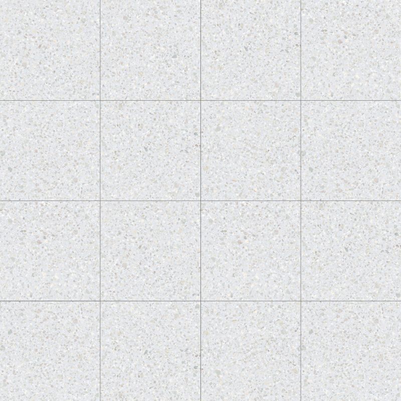 Керамогранит ABK Play Dots White PF60005890, цвет белый, поверхность матовая, квадрат, 200x200