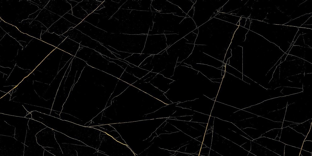Керамогранит Eurotile Golden Black 905, цвет чёрный, поверхность полированная, прямоугольник, 800x1600