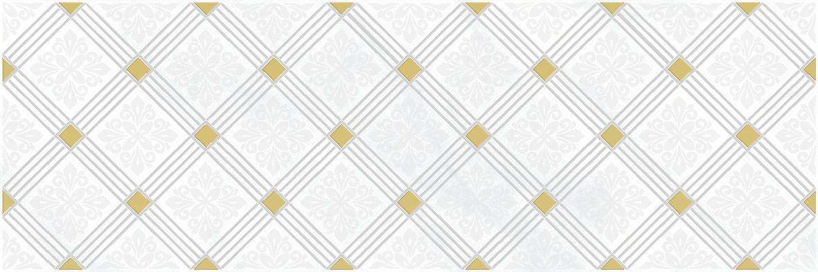 Декоративные элементы Laparet Royal Декор белый AD/A483/60044, цвет белый, поверхность глянцевая, прямоугольник, 200x600