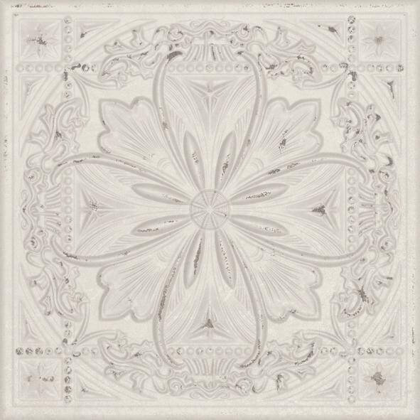 Керамическая плитка Aparici Gatsby White Tin, цвет белый, поверхность матовая, квадрат, 200x200