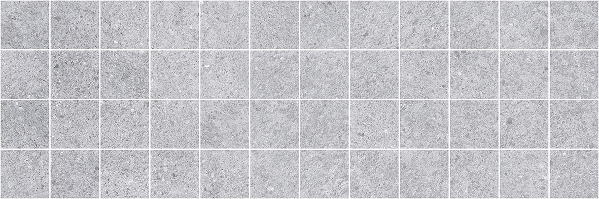 Мозаика Laparet Mason Декор мозаичный серый MM60108, цвет серый, поверхность матовая, прямоугольник, 200x600