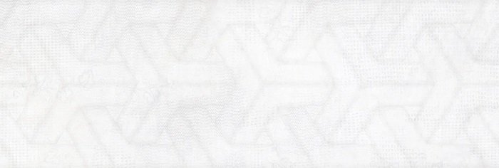 Керамическая плитка Rocersa Groovy Rel White, цвет белый, поверхность глянцевая, прямоугольник, 200x600