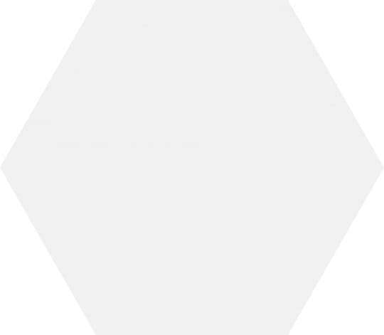 Керамогранит Dune Shapes Hexaline White 188000, цвет белый, поверхность матовая, шестиугольник, 215x250
