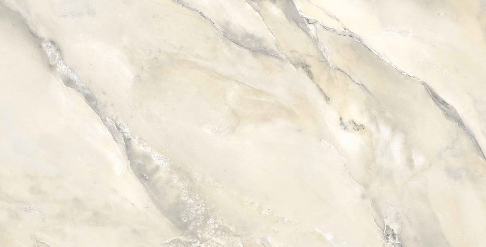 Керамогранит  Canvas Gris, цвет слоновая кость серый, поверхность полированная, прямоугольник, 600x1200