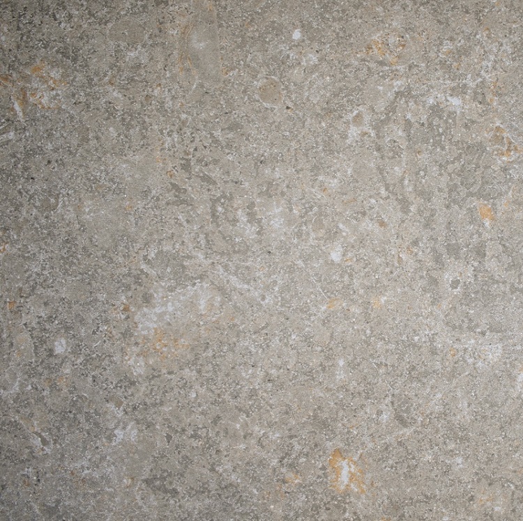 Широкоформатный керамогранит Inalco Meteora Gris Bush-Hammered 6mm, цвет серый, поверхность матовая, квадрат, 1000x1000