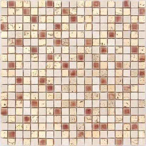 Мозаика Caramelle Mosaic Antichita Classica 12 (Камень и металл), цвет бежевый, поверхность глянцевая, квадрат, 310x310