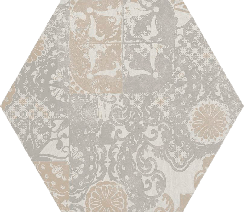 Декоративные элементы Bayker Hopi Deco Gesso 7, цвет бежевый, поверхность глазурованная, прямоугольник, 210x182